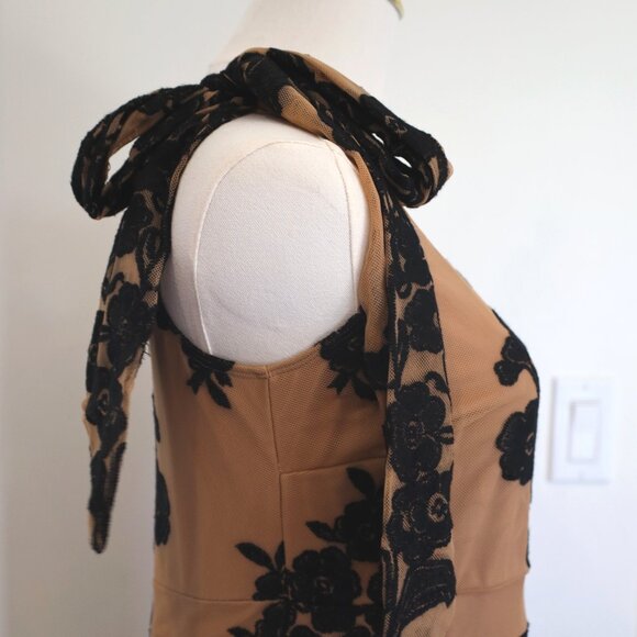 BNWT For Love & Lemons Temecula Black One Shoulder Dress - Picture 4 of 5